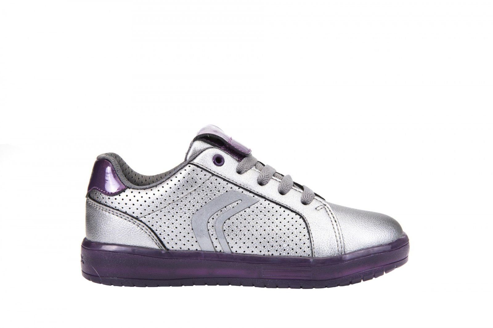 Geox GEOX Kinder Sneaker KOMMODOR GIRL J744HA-C1AF8 silver Sneaker