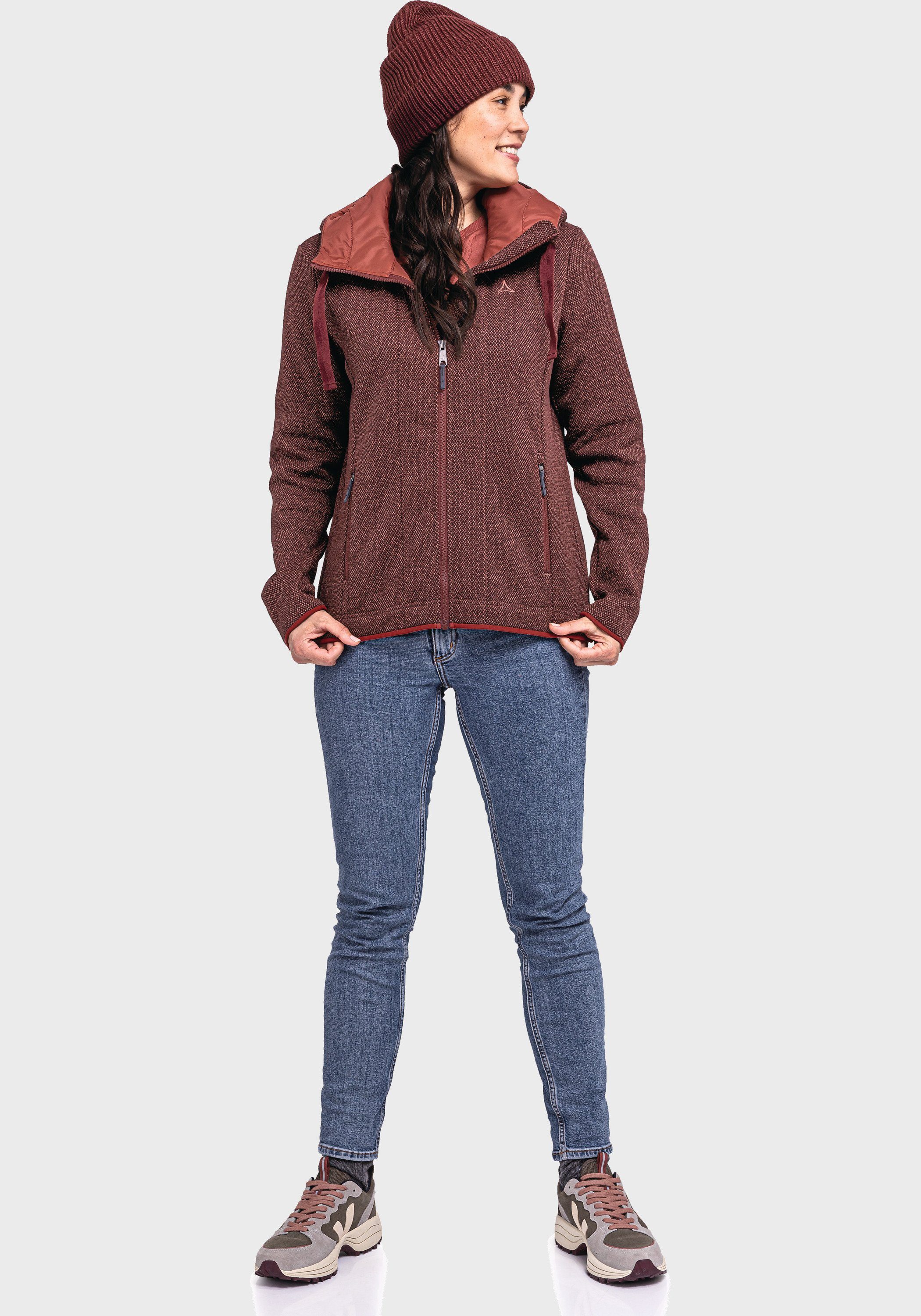 Schöffel Fleecejacke Fleece L Aurora rot Hoody