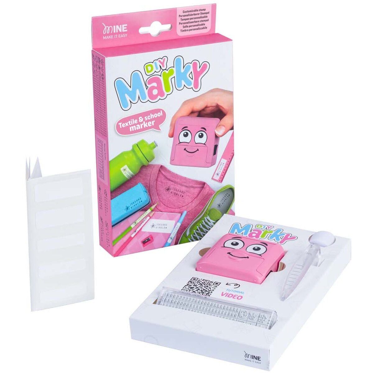 COLOP Stempel Motivstempel Marky Markier-Set pastell rosa – Bild 3 von 3