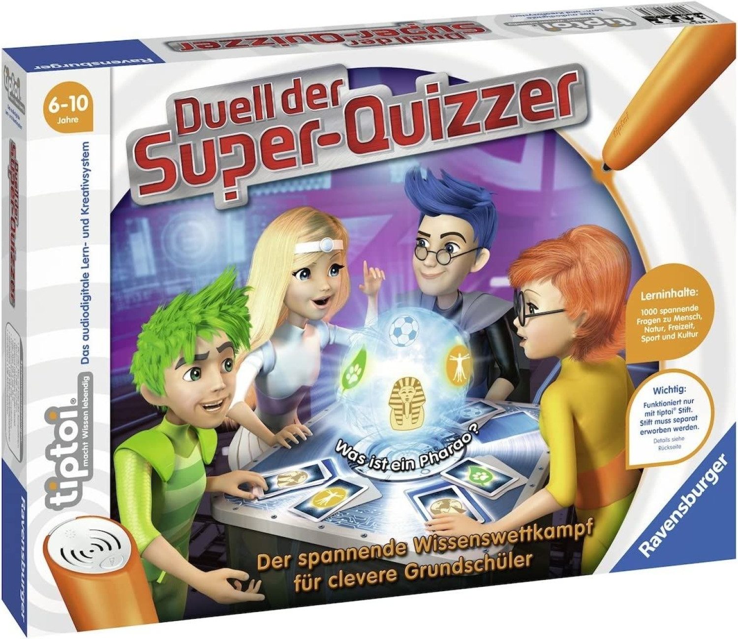 Ravensburger Spielesammlung Ravensburger tiptoi 00833 - "Duell der Super-Quizzer" / Spiel von Rave