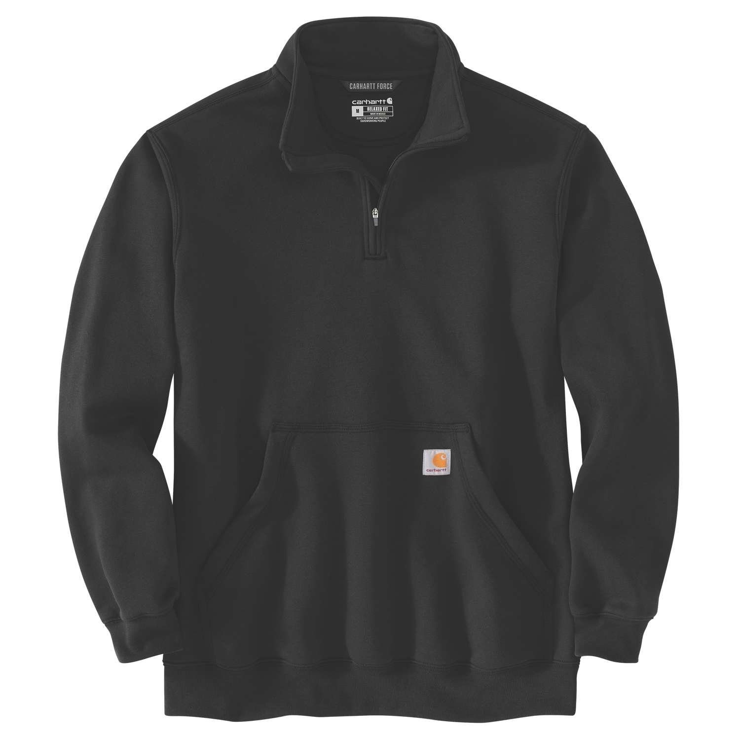 Quarter-Zip Sweatshirt 105294 Carhartt black Troyer (1-tlg)
