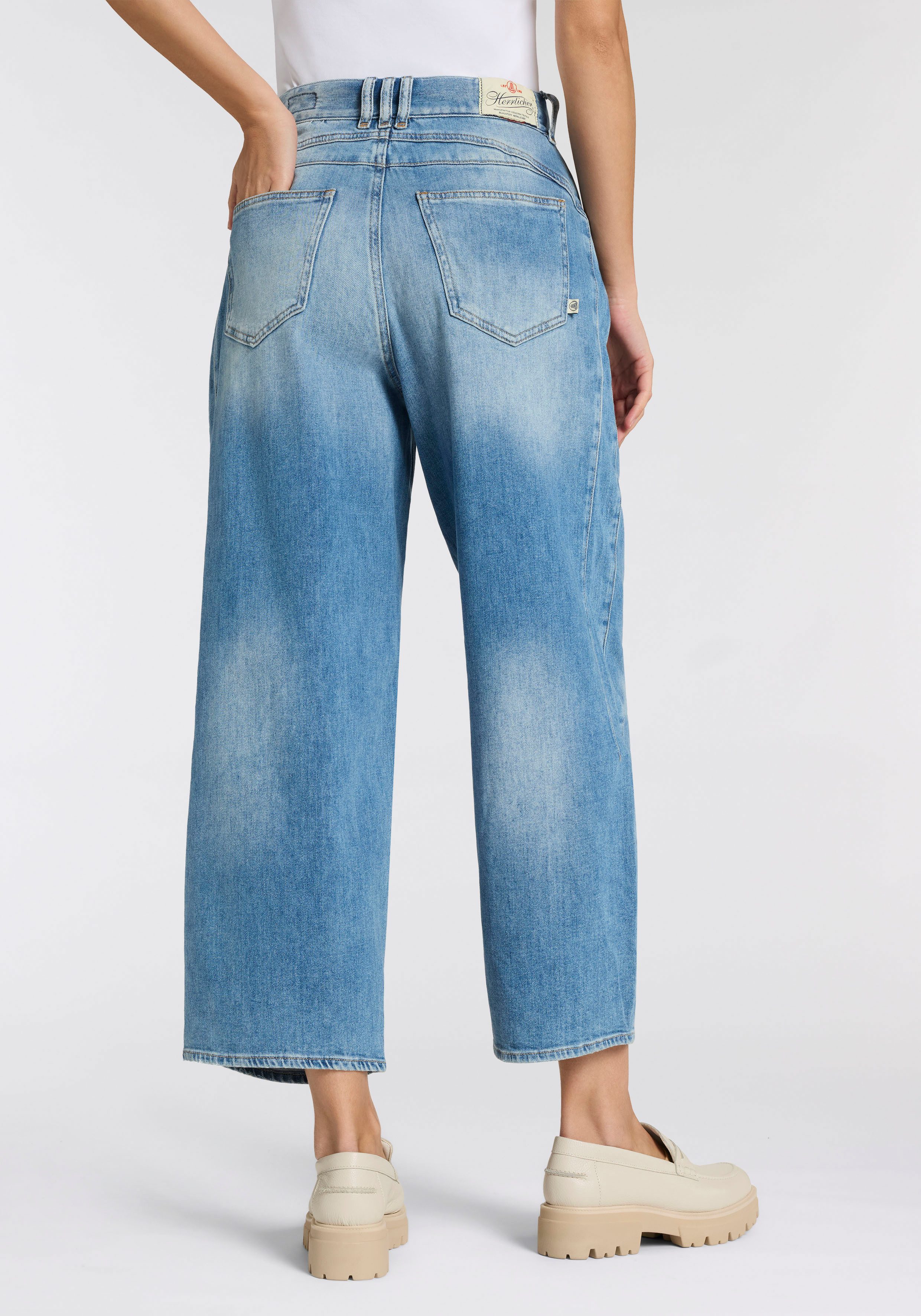 Herrlicher 5-Pocket-Jeans Barrow Denim Stretch im Barrel Fit