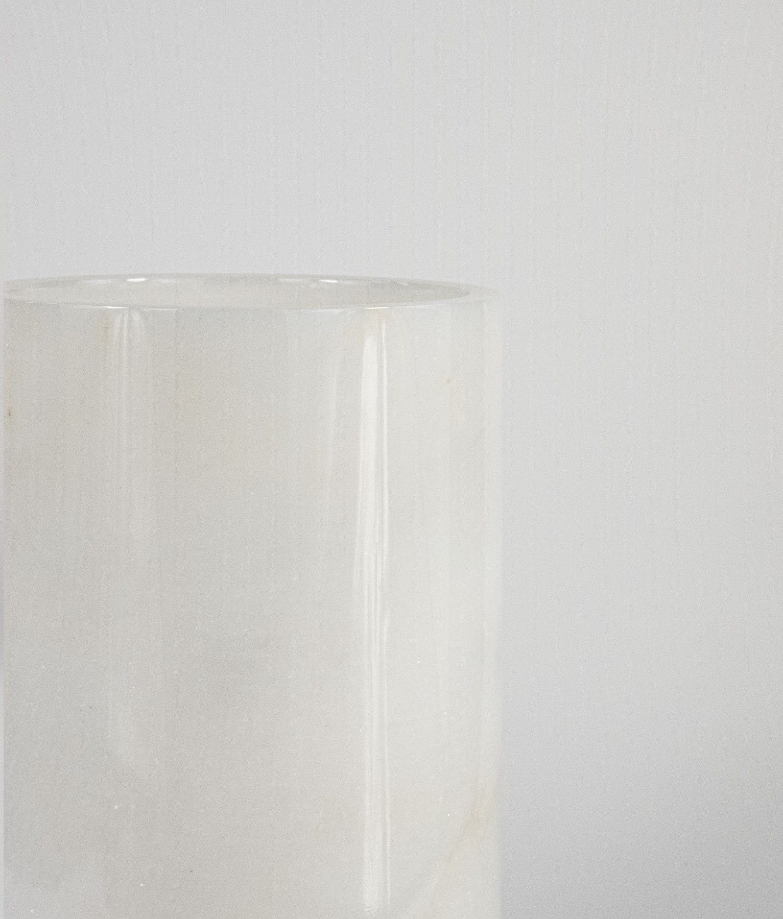 aus Stone D'arte Dekovase Marmor Vase ASAYA