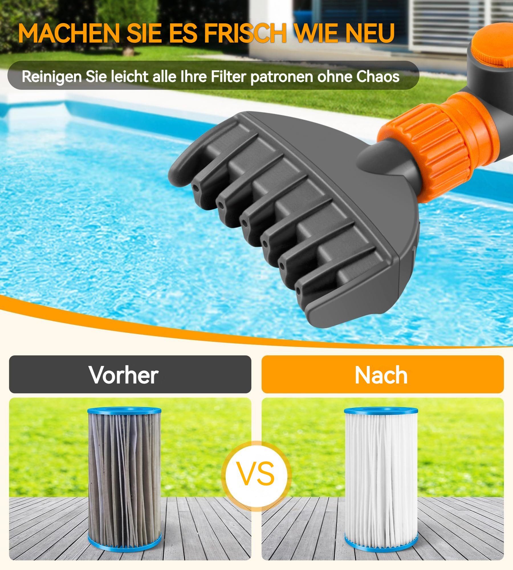 BlingBin Poolbürste Reinigungsbürste, Pool & Spa günstig online kaufen