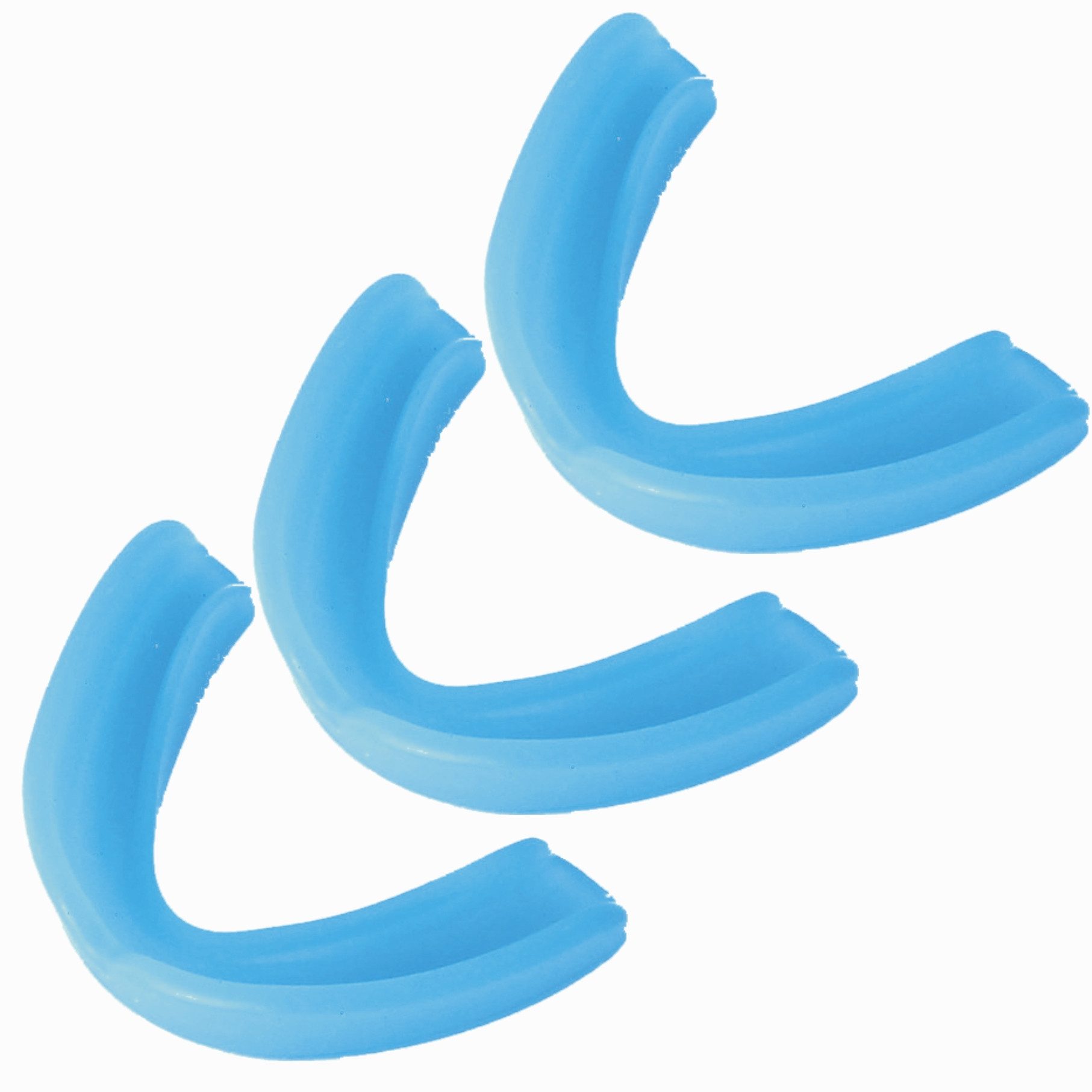 BAY-Sports Капа 3xSet Zahnschützer Mundschutz Капа Sport Erwachsene Kampfsport (3 Stück Set, Капа Sport), Sparset, viele Farben, Senior ab 13 Jahre, im Wasserbad anpassen