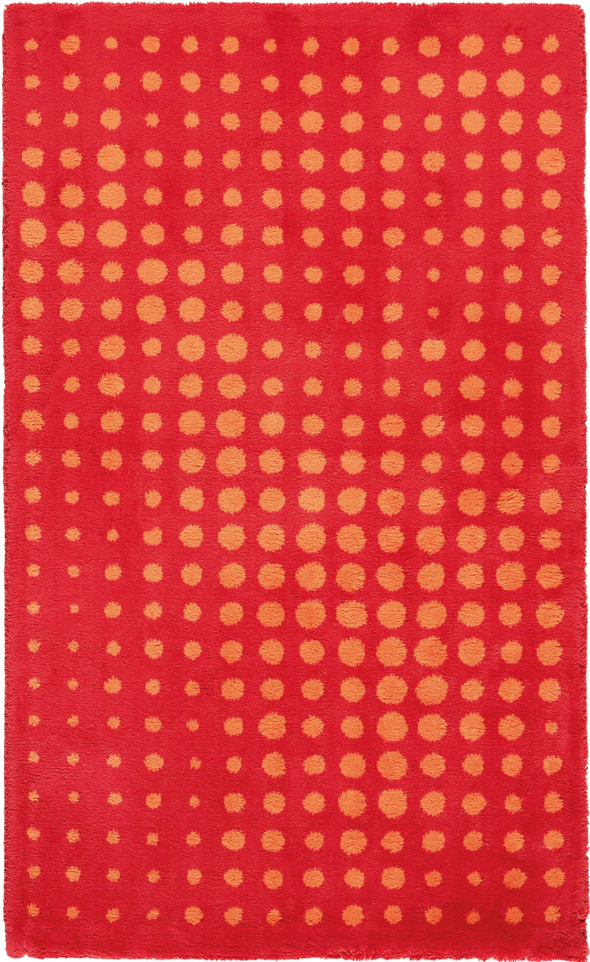 Egeria Badematte DOT, Höhe 10 mm, rutschhemmend beschichtet, fußbodenheizungsgeeignet, Baumwolle, rechteckig
