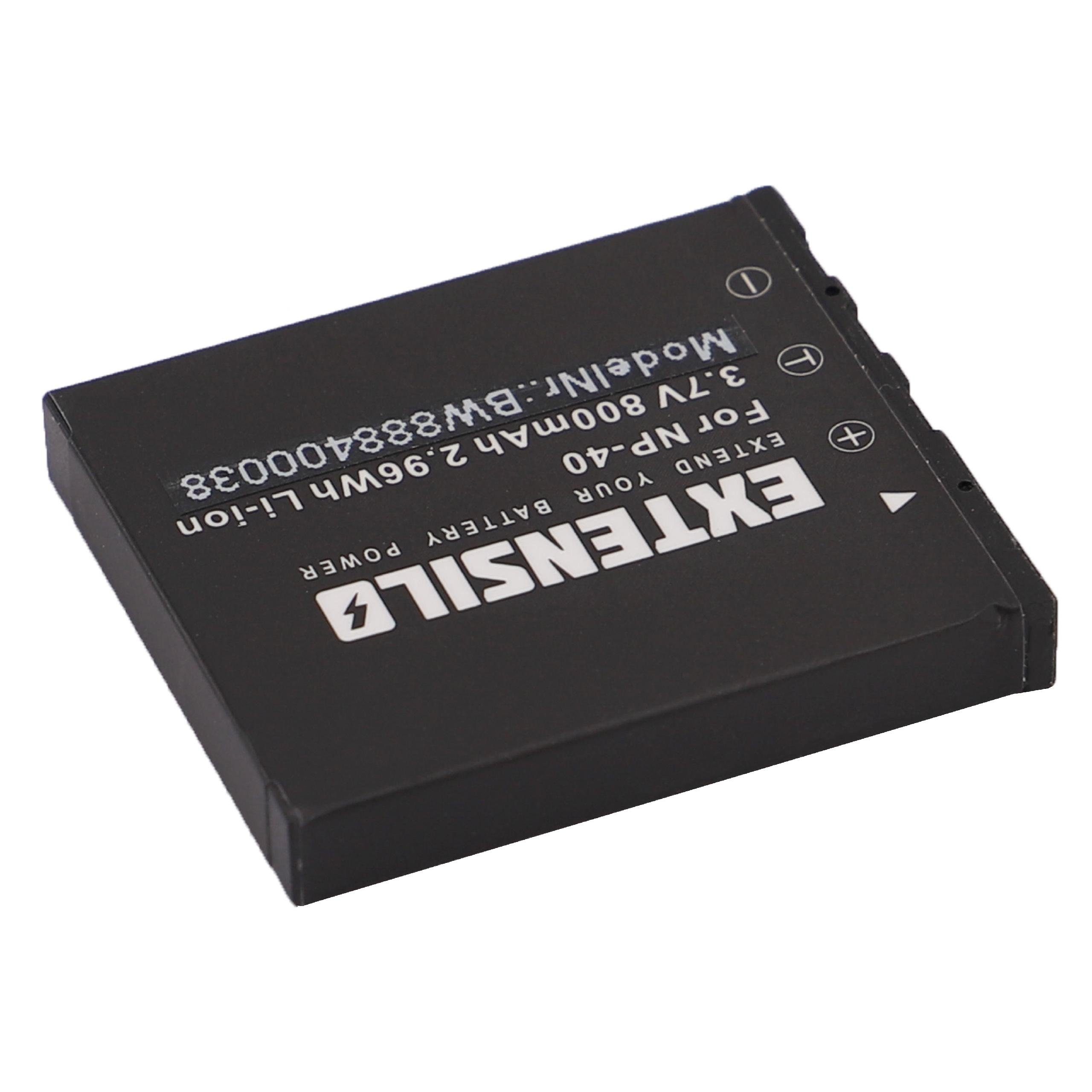 800 kompatibel mit Kamera-Akku Li-Ion 10.3 LB-5030, Luxmedia DCZ (3,7 Extensilo Praktica V) mAh