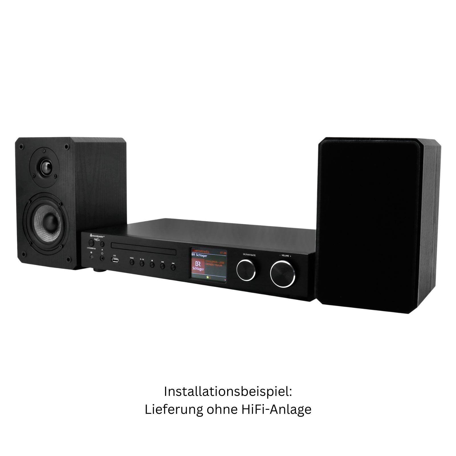 Soundmaster LS5050SW Regal-Lautsprecher 2.0 (100 W, Breiter Frequenzgang, Bassreflex-System, Edles Holzgehäuse) – Bild 4 von 4