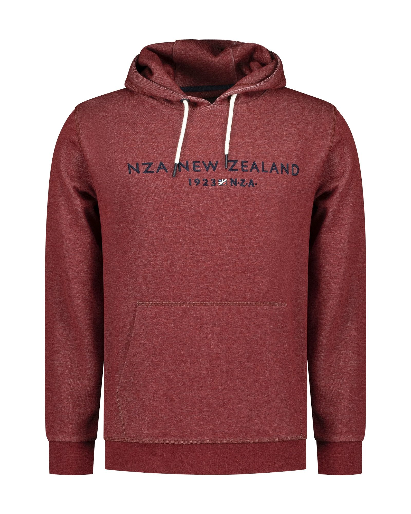 New Zealand Auckland Hoodie NZA New Zealand Auckland Sweatshirt - cherry red melange (1-tlg)