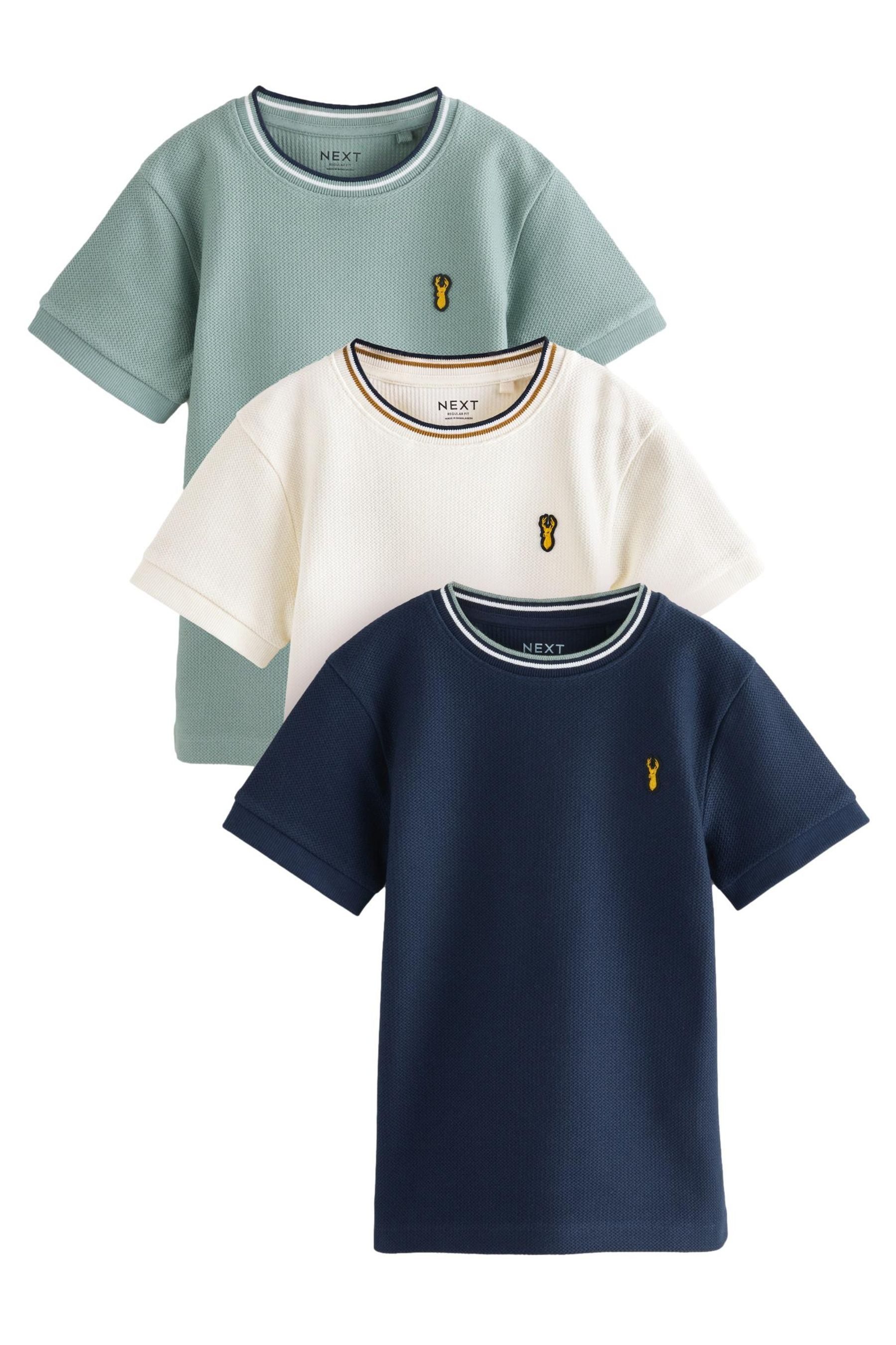 Next T-Shirt T-Shirts 100 % Baumwolle, 3 günstig online kaufen