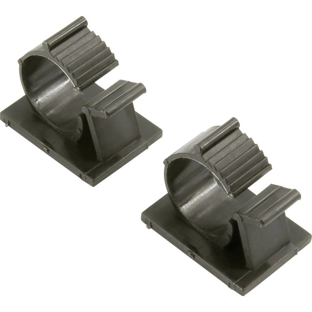 Kabelverbinder-Sortiment Befestigungssockel selbstklebend 93013c1217 Schwarz 10 St., 93013c1217