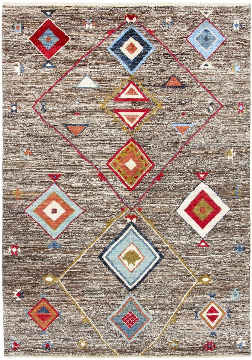 Orientteppich Berber Höhe: Trading, 10 mm Ghashghai Orientteppich, Handgeknüpfter Moderner rechteckig, 209x301 Nain