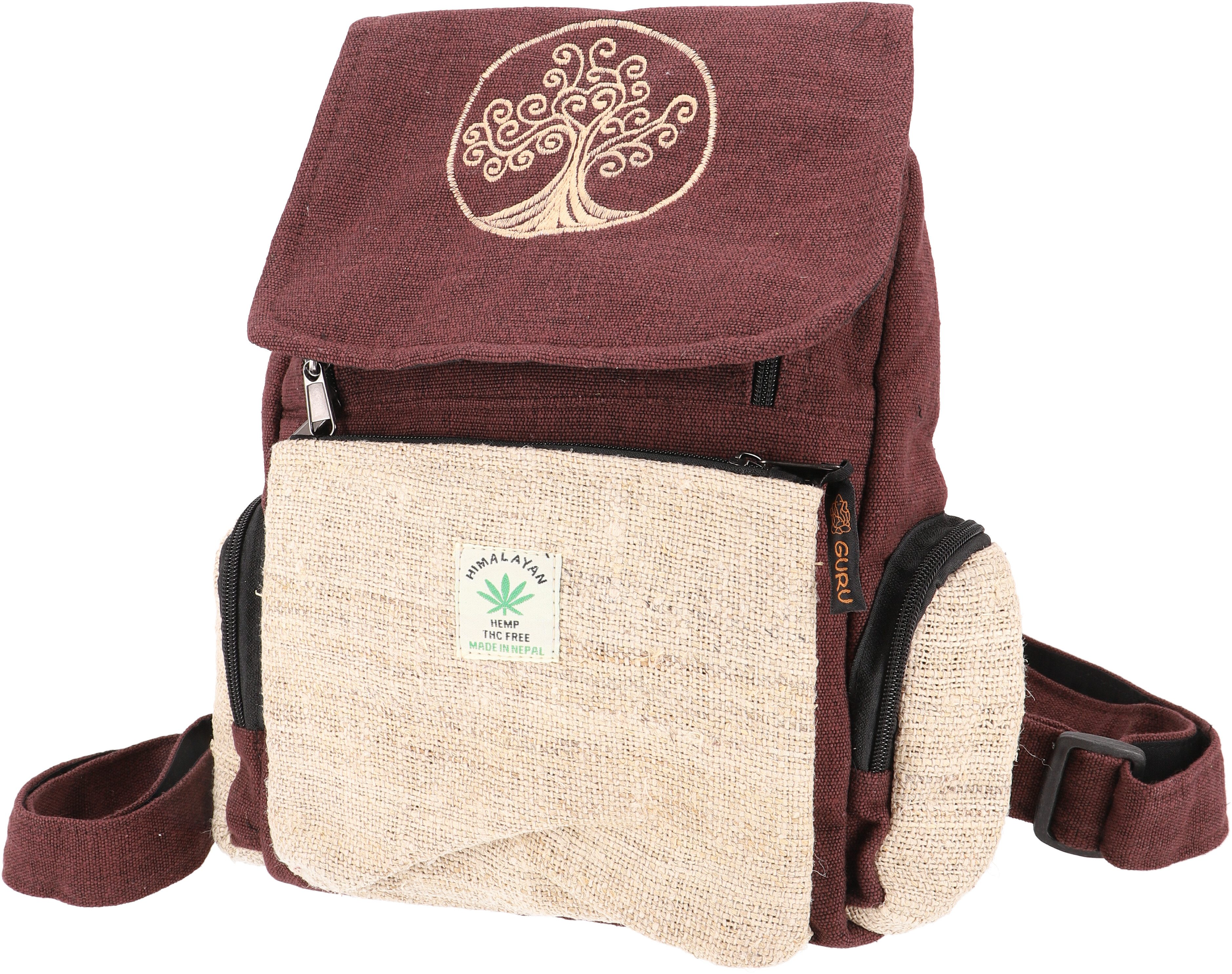 Guru-Shop Freizeitrucksack Ethno Hanf Rucksack, Backpack günstig online kaufen