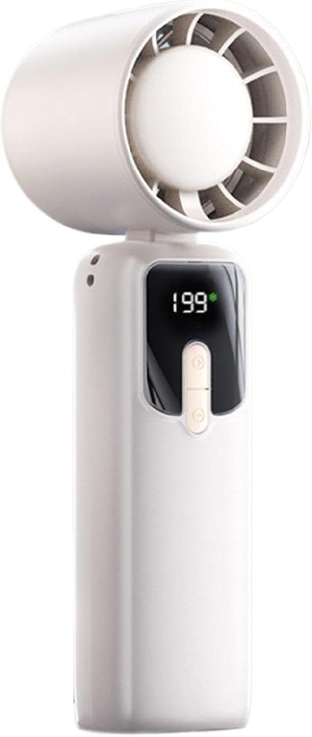 FELIXLEO Handventilator Tragbarer Ventilator Klappbar Faltbar USB Leise Akku