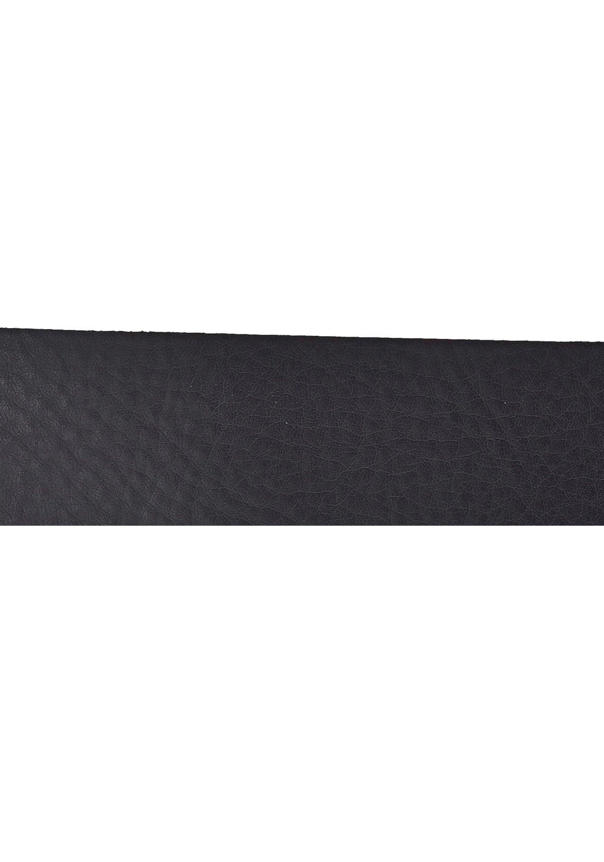 Weiches Vanzetti schwarz Leder leichter Ledergürtel Narbenstruktur mit
