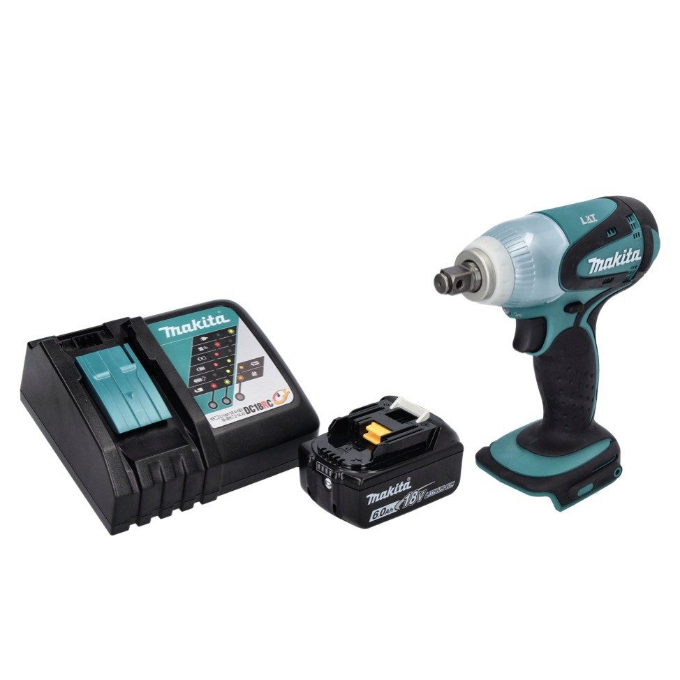 Thumbnail - Makita Akku-Schlagschrauber DTW 251 RG1 Akku Schlagschrauber 18 V 230 Nm 1/2" + 1x Akku 6,0 Ah +