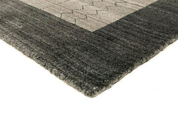 Wollteppich Vintage Teppich handgeknüpft grau, morgenland, rechteckig, Höhe: 8 mm, Vintage Design