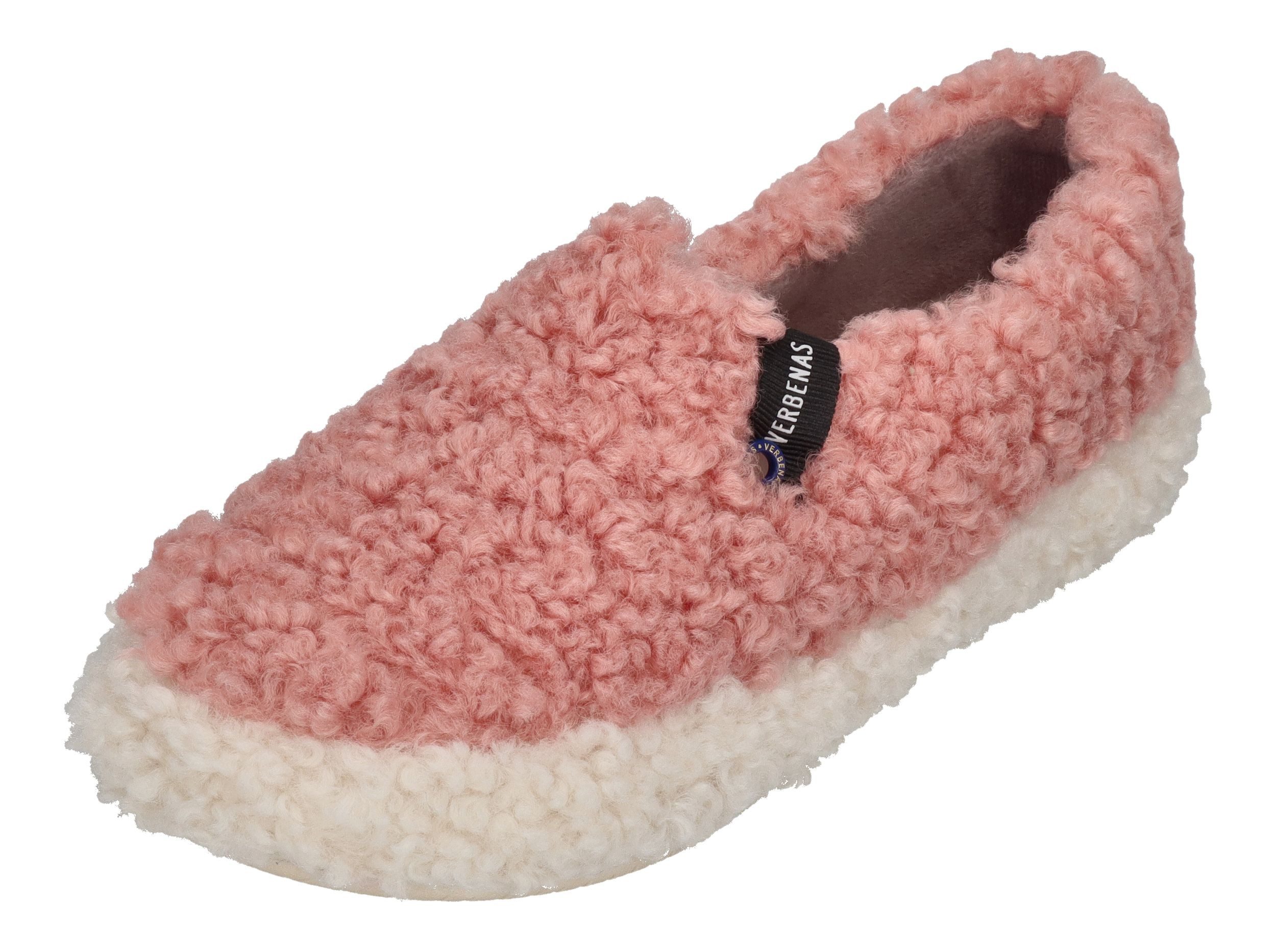 VERBENAS YECLA CURLY Hausschuh Rosa Crudo