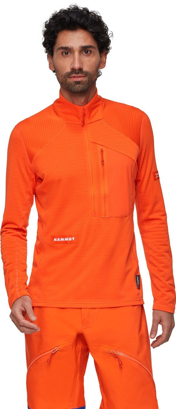 Mammut T-Shirt Eiger Nordwand Advanced FL Half Zip Pull Men EIGER ORANGE