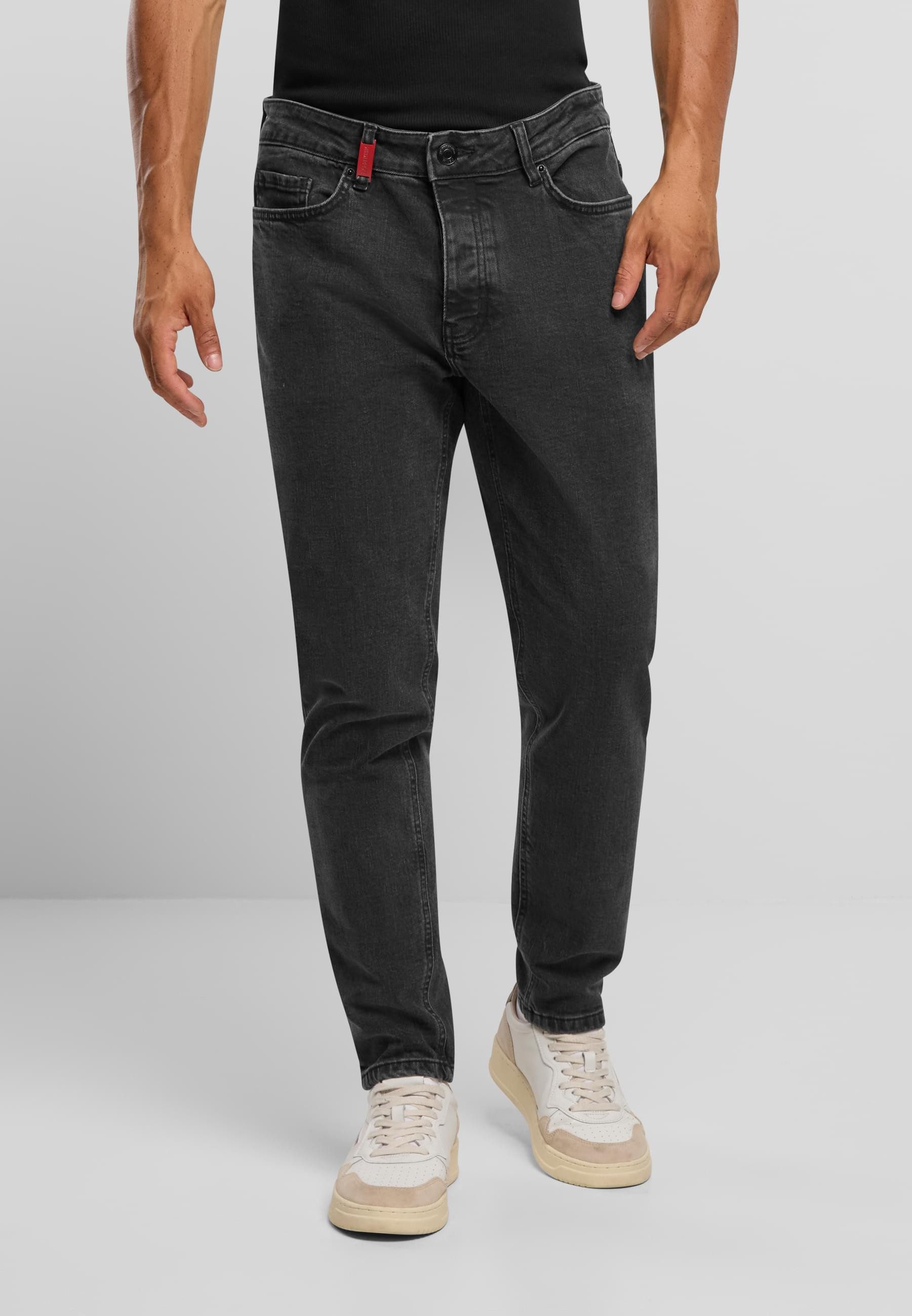 2Y Premium Bequeme Jeans 2Y Premium Herren 2Y Basic Slim Fit Denim (1-tlg)
