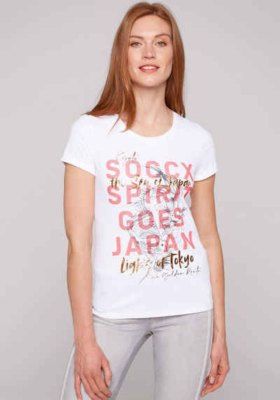 SOCCX T-Shirt Soccx Damen T-Shirt