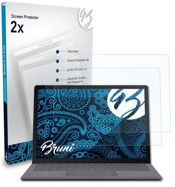 Bruni Schutzfolie für Microsoft Surface Laptop 5 13.5 Inch, (2 Folien), praktisch unsichtbar