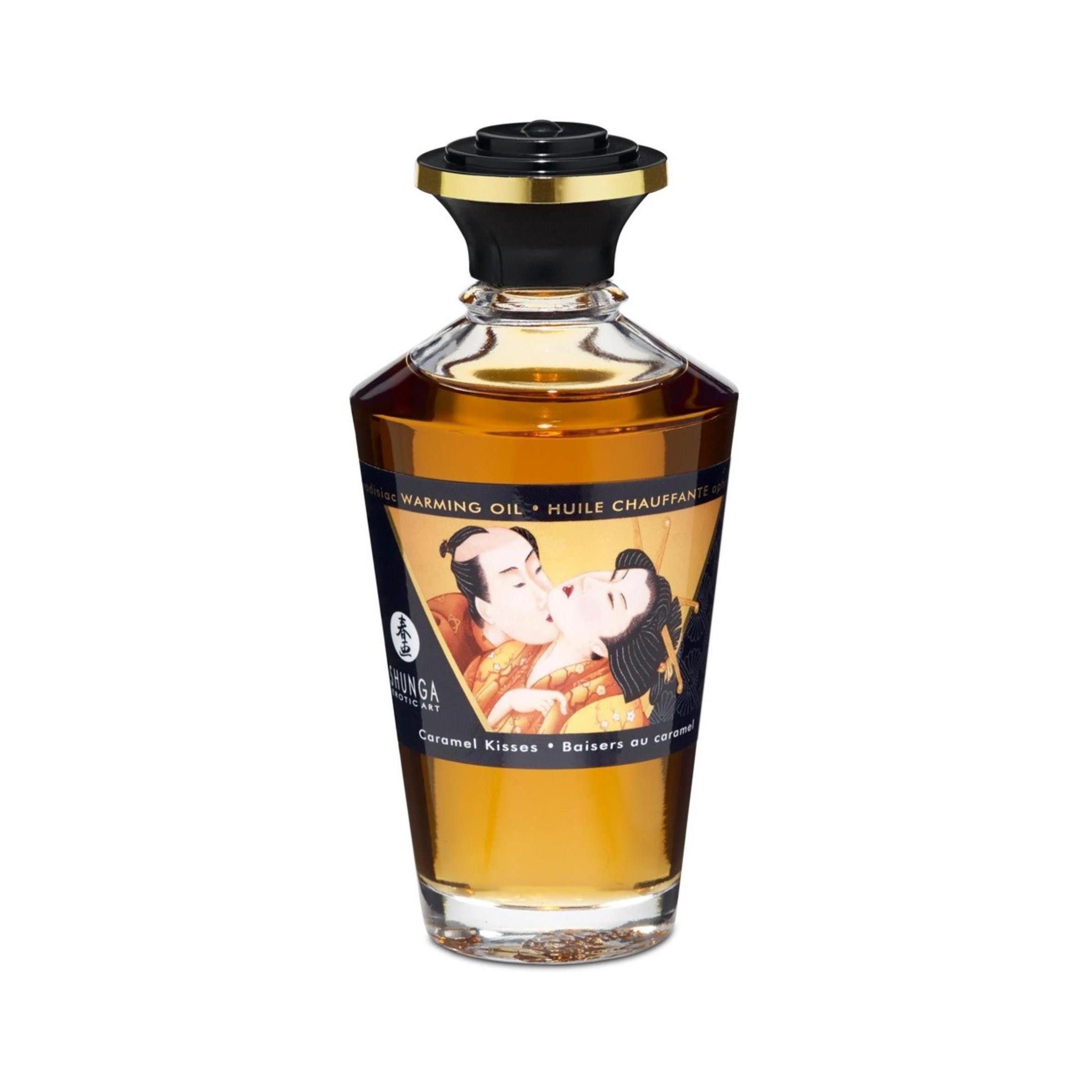 SHUNGA Gleit- & Massageöl Shunga - 100 ml - Intimate Kisses Öl Caramel Kisses, Packung