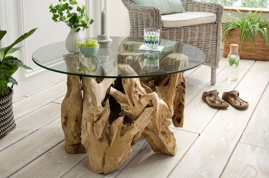 Main Möbel Couchtisch Couchtisch 80cm "Java" recyceltes Holz günstig online kaufen