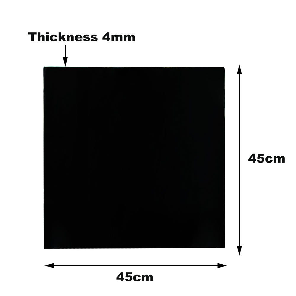 Feel2Home Magnettafel Glasmagnettafel Magnetboard Memoboard Wandtafel schwarz versch. Größen, Sicherheitsglas