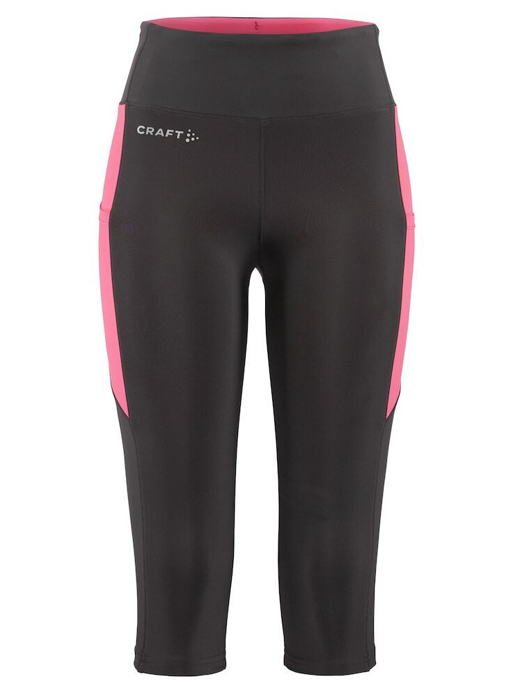 Craft Lauftights ADV Essence Capri Tights 2 slate fuchsia