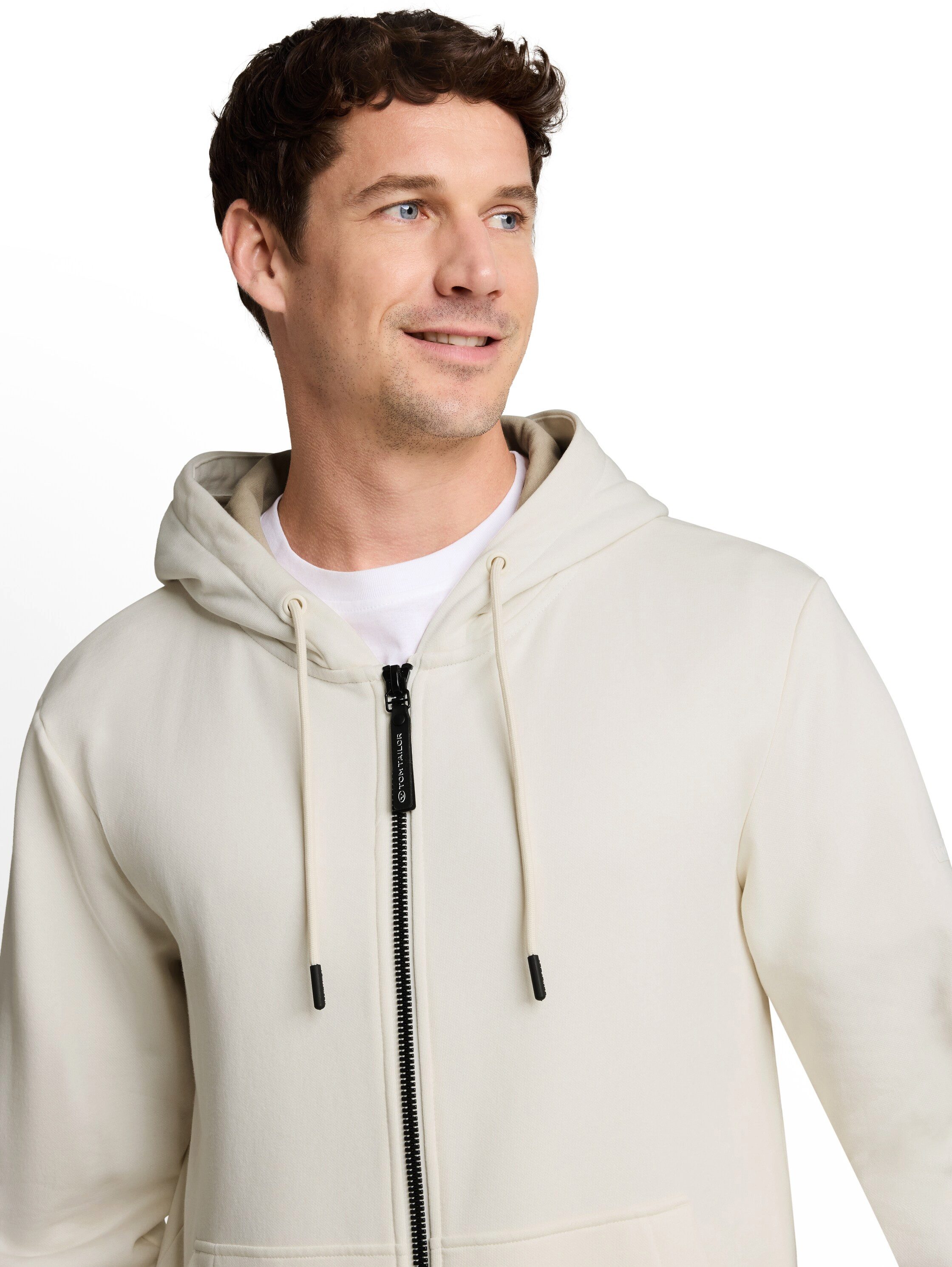 TOM TAILOR Kapuzensweatjacke mit Kapuze – Bild 3 von 5