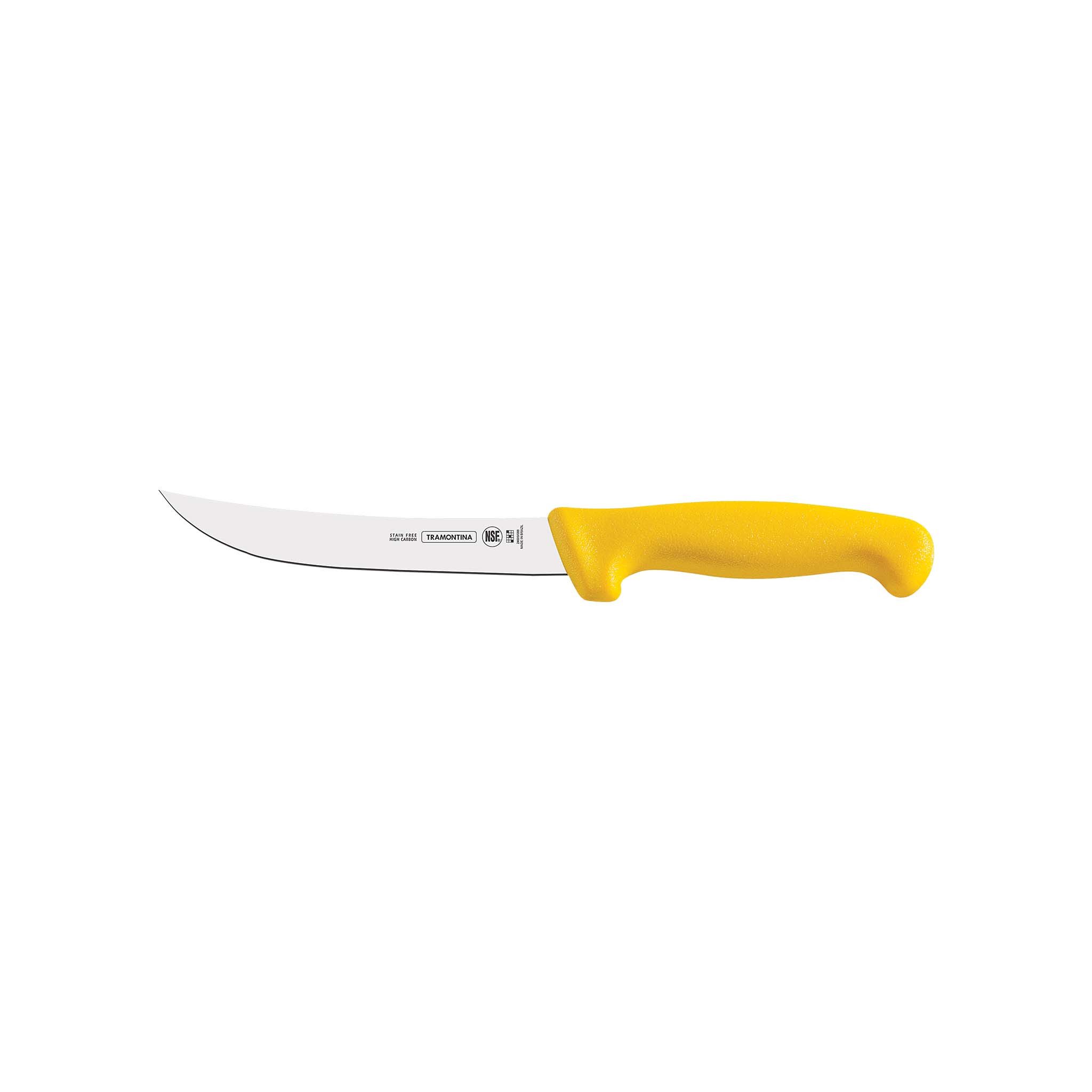 Tramontina Ausbeinmesser PROFISSIONAL Messer, hochligierter Chrom-Molybdän-Stahl, Zerlegemesser mit flexibler Klinge, Sub-Zero, Klinge 15 cm