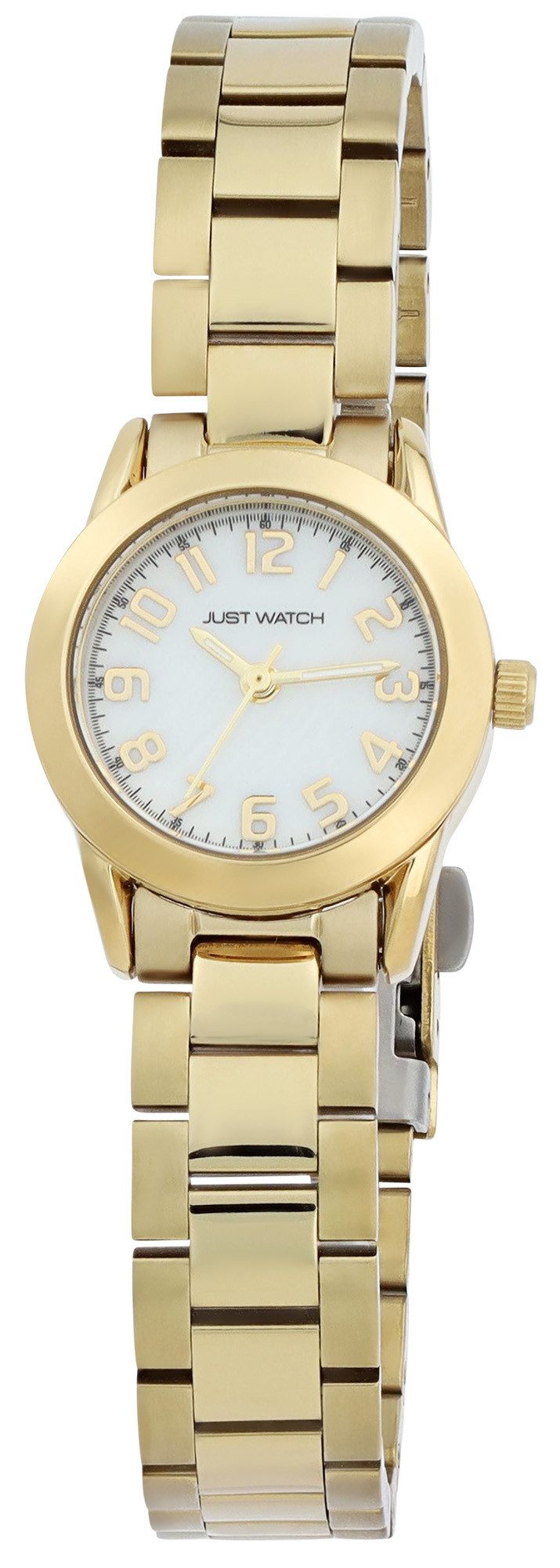 JUST WATCH Quarzuhr JW10266 mit Edelstahlarmband, 5 ATM, Perlmutt, feminin günstig online kaufen