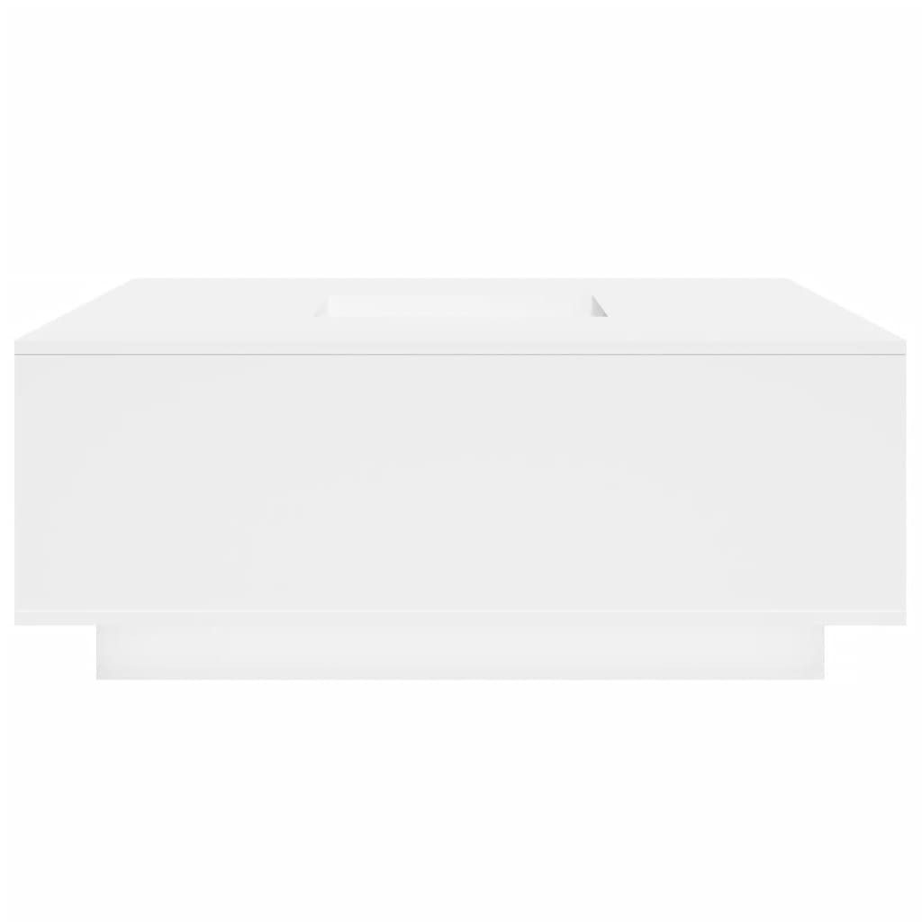 vidaXL Couchtisch Couchtisch Weiß 100x100x40 cm Spanplatte