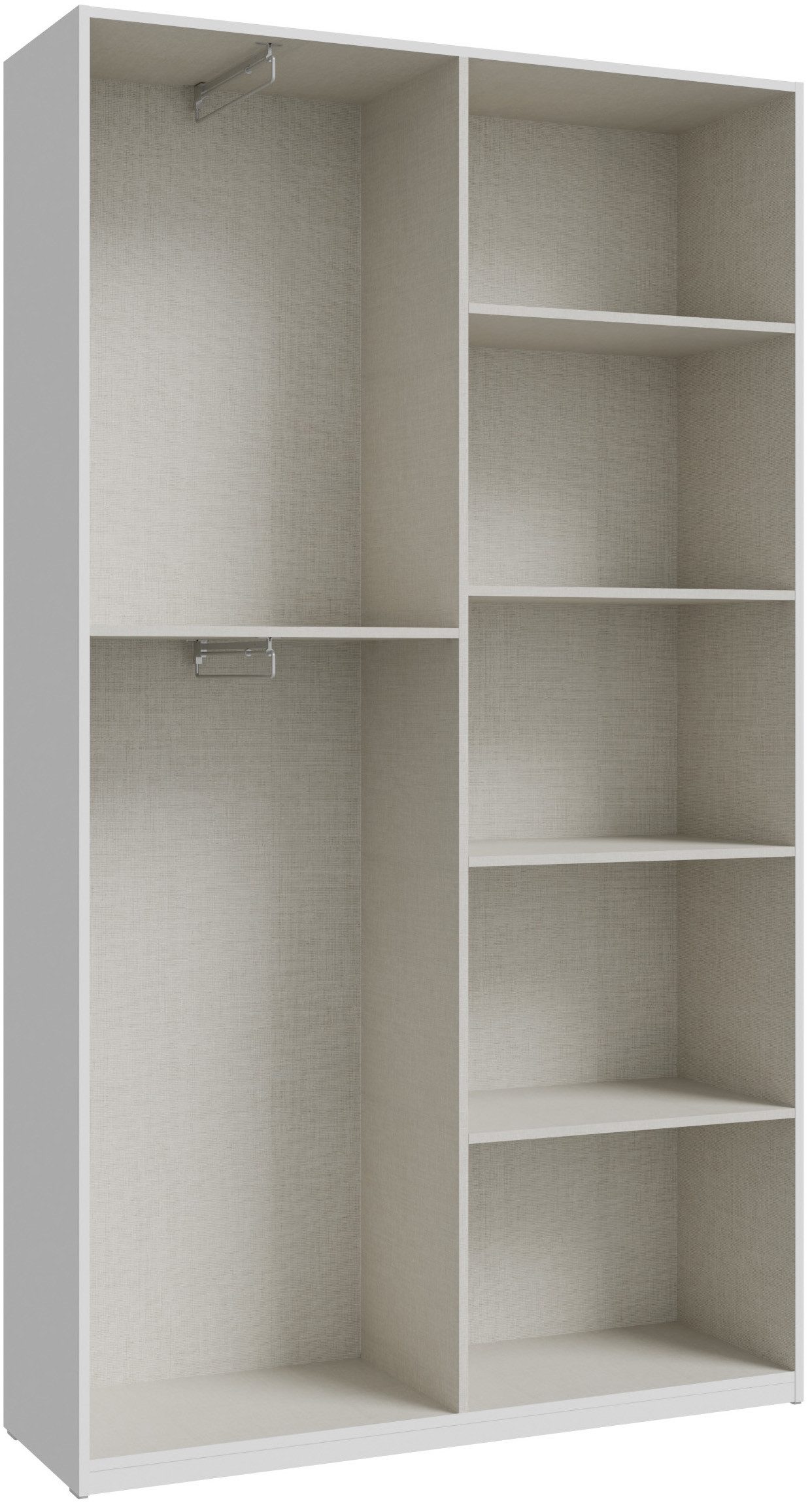 FORTE Kleiderschrank B/H/T 119,5/210,5/42cm, stehende Montage – Bild 4 von 5