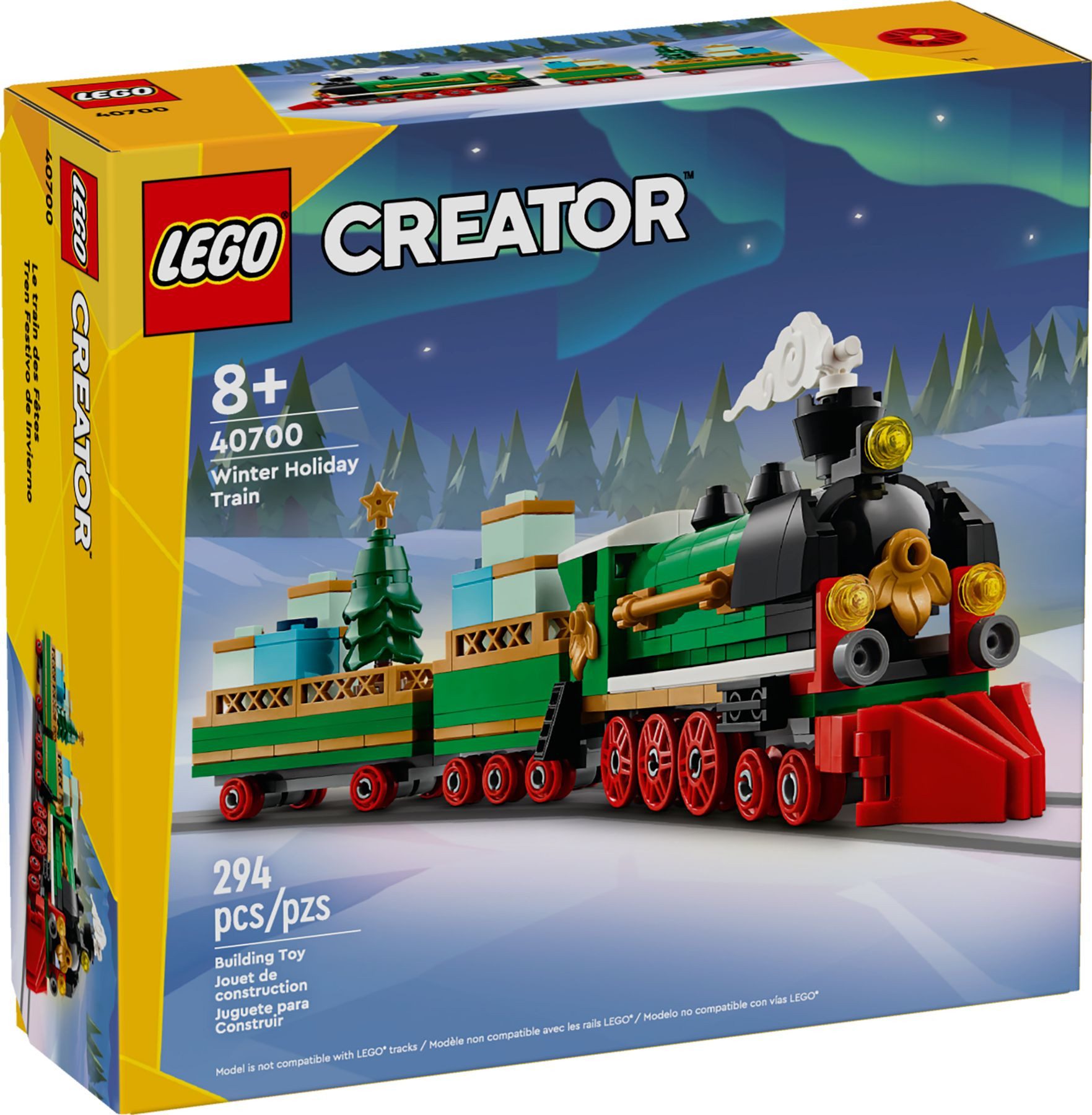Creator - Winterlicher Weihnachtszug (40700) Konstruktions-Spielset