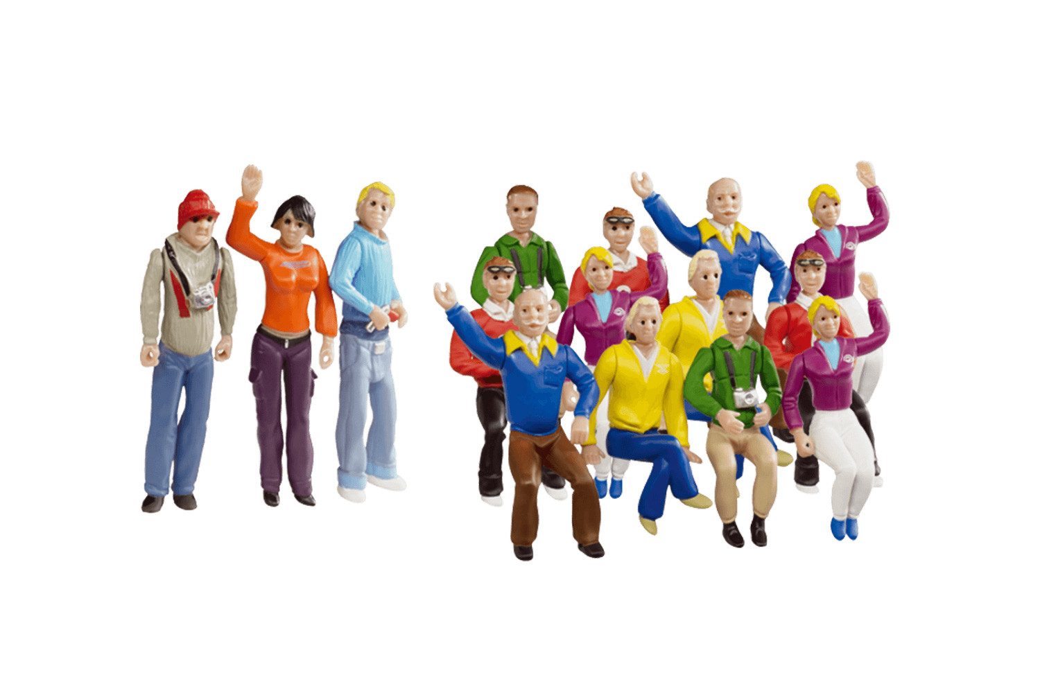 Carrera® Autorennbahn Carrera 20021128 - FIGURENSATZ FANS