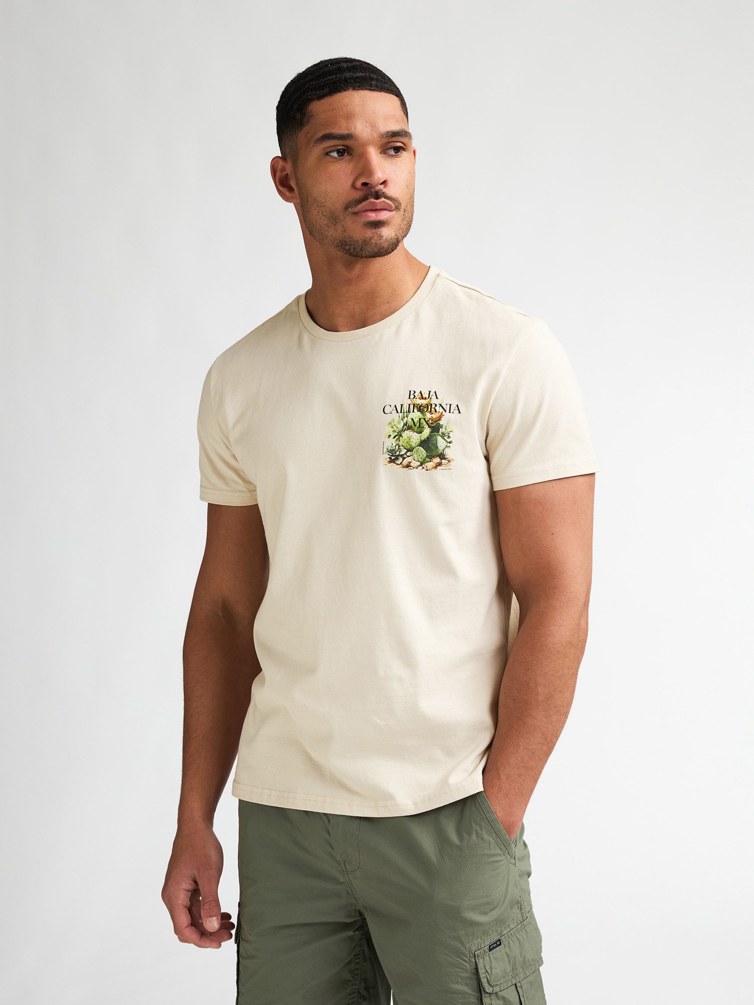 Petrol Industries T-Shirt Magma mit Rückenprint
