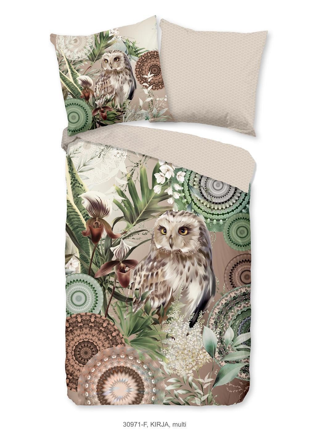 hip Bettwäsche Biber Bettwäsche 135 X 200 cm + 1 x 80 X 80 cm Kirja bunt, B günstig online kaufen