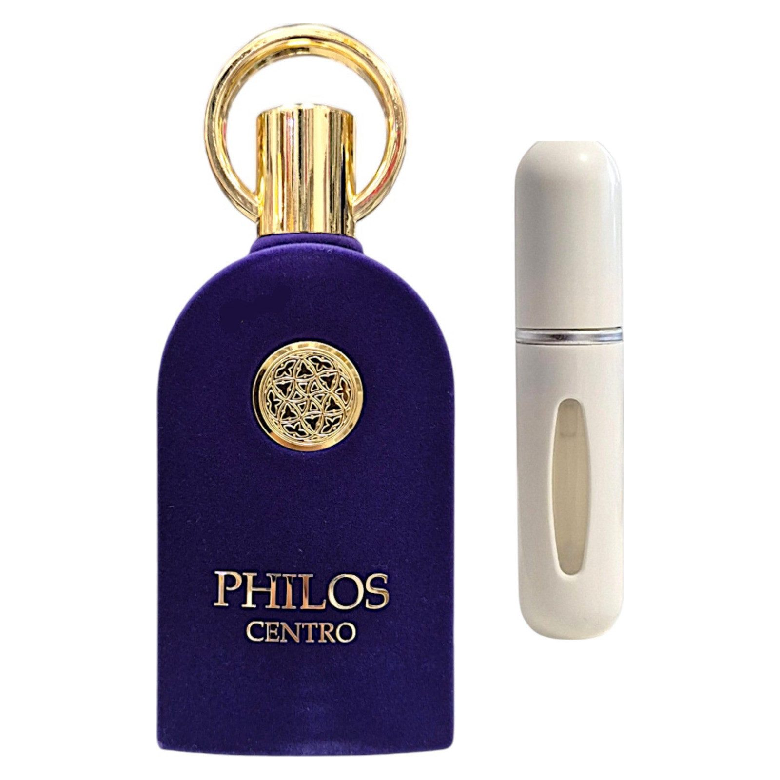 Maison Alhambra Duft-Set Philos Centro EDP 100ml + Parfümzerstäuber (leer)