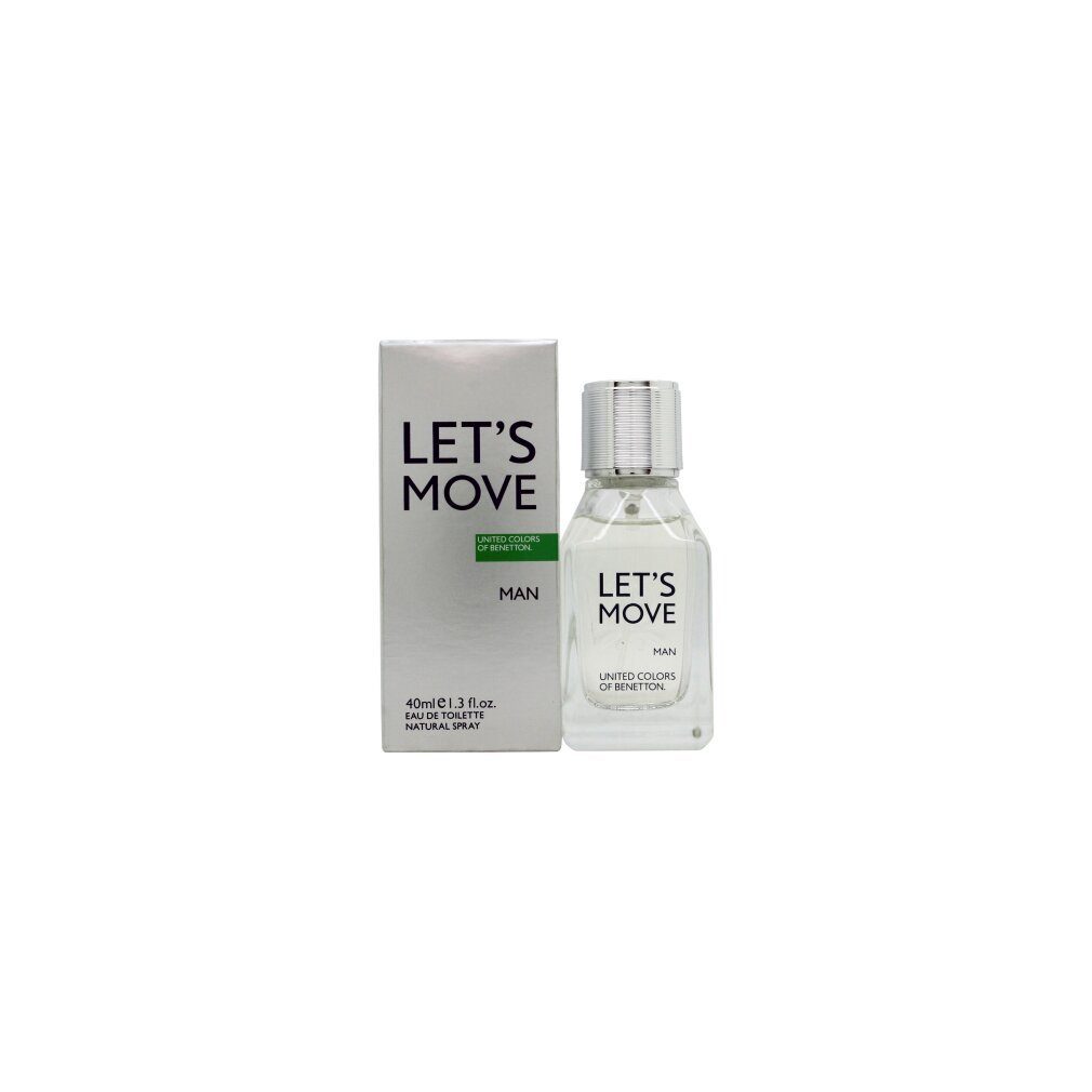 United Colors of Benetton Eau de Toilette Let's Move Man EDT 40ml