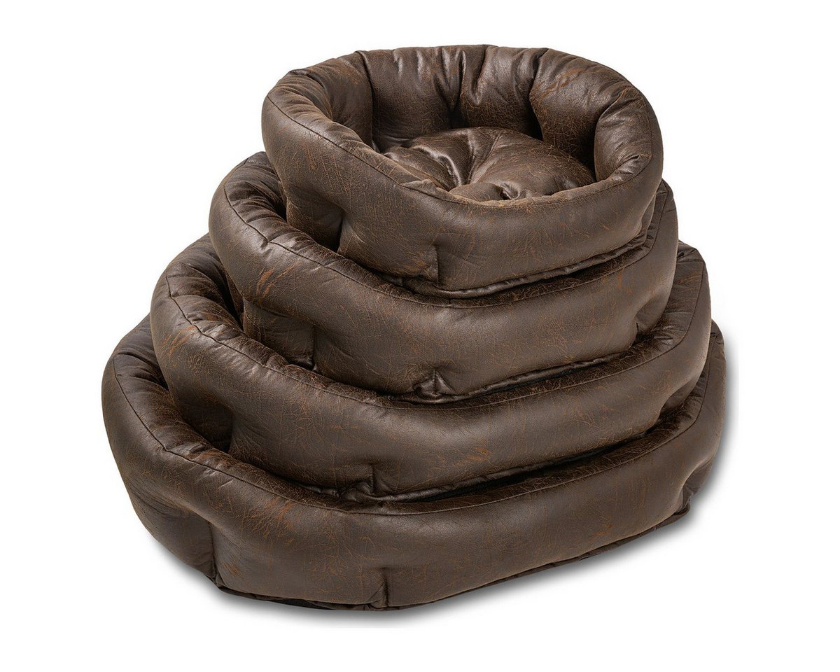 Thumbnail - Wolters Tierbett Vintage Hundekörbchen braun