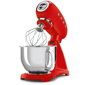 Smeg Küchenmaschine SMF03RDEU Rot, 800 W, 4,8 l Schüssel