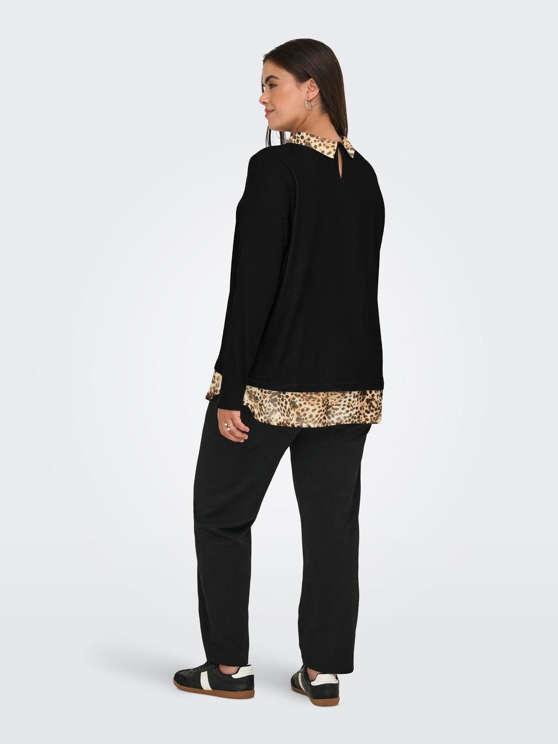 ONLY CARMAKOMA Blusenshirt CARALBA LS MIX TOP JRS günstig online kaufen