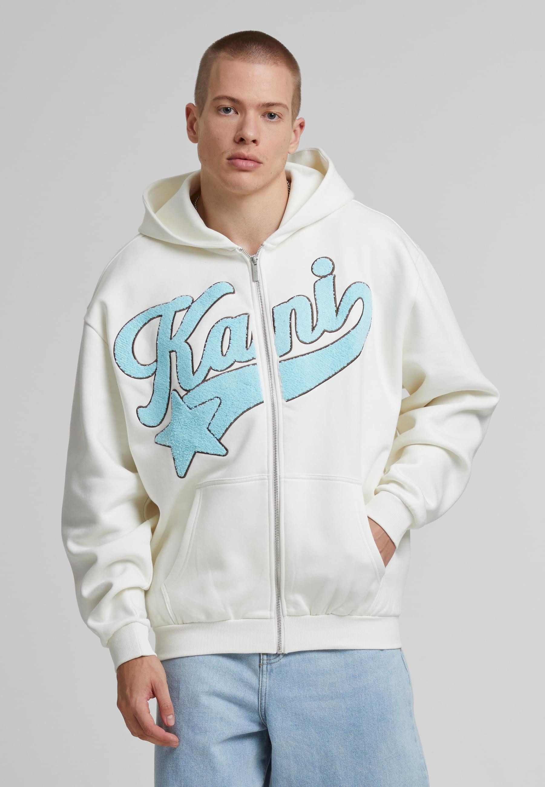 Karl Kani Sweatjacke Karl Kani Karl Kani Kani Star Logo Os Full Zip Hoodie