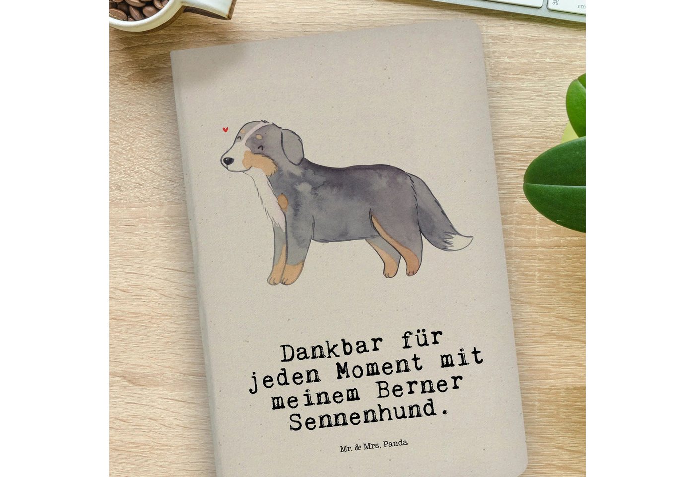 Thumbnail - Mr. & Mrs. Panda Notizbuch Berner Sennenhund Moment - Transparent - Geschenk, Hundebesitzer, Dür Mr. & Mrs. Panda, Langl...