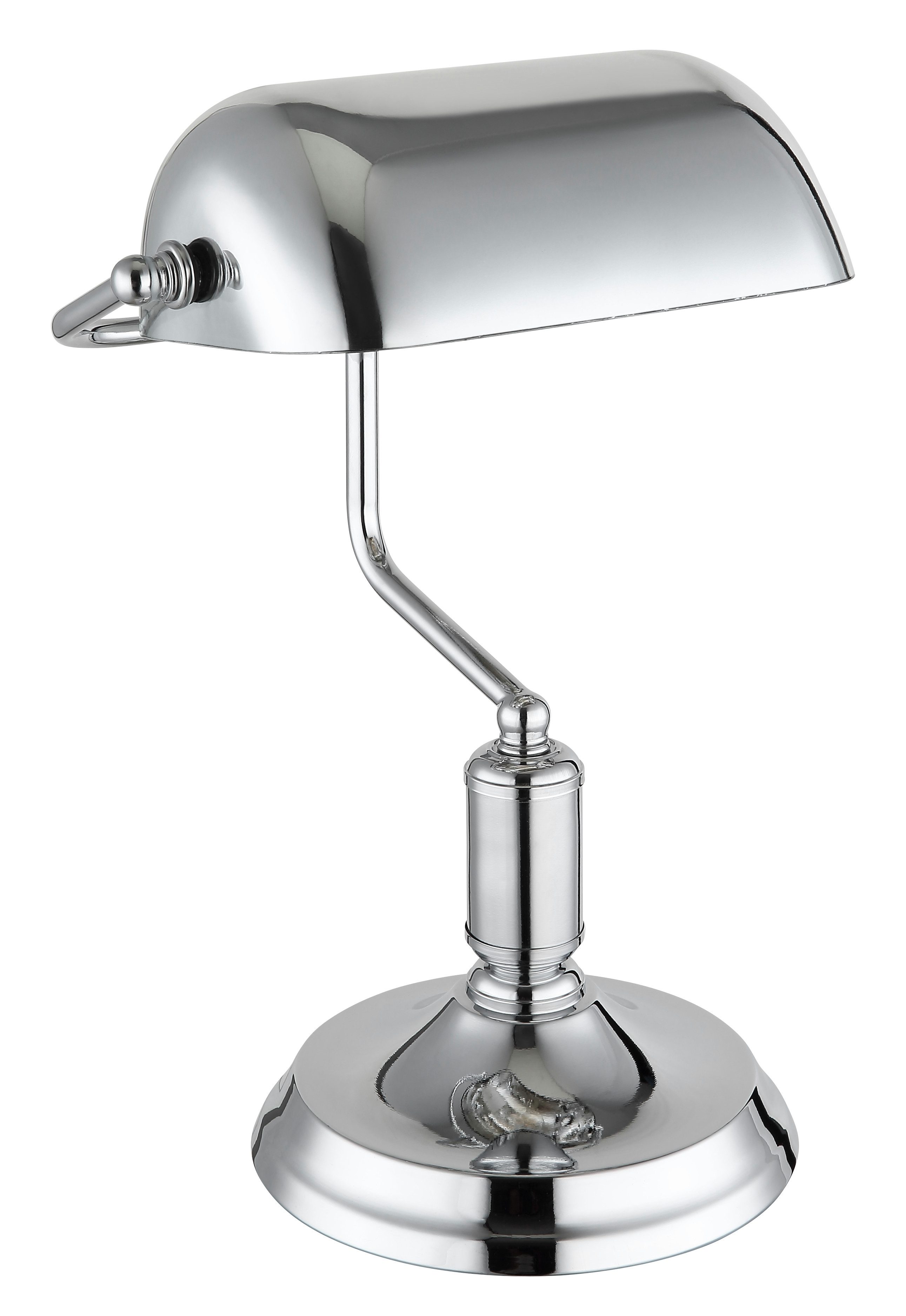 OTTO home Tischleuchte Ellvi, Ein-/Ausschalter, ohne Leuchtmittel, Wippschalter am Kabel, Bankerlampe, Vintage