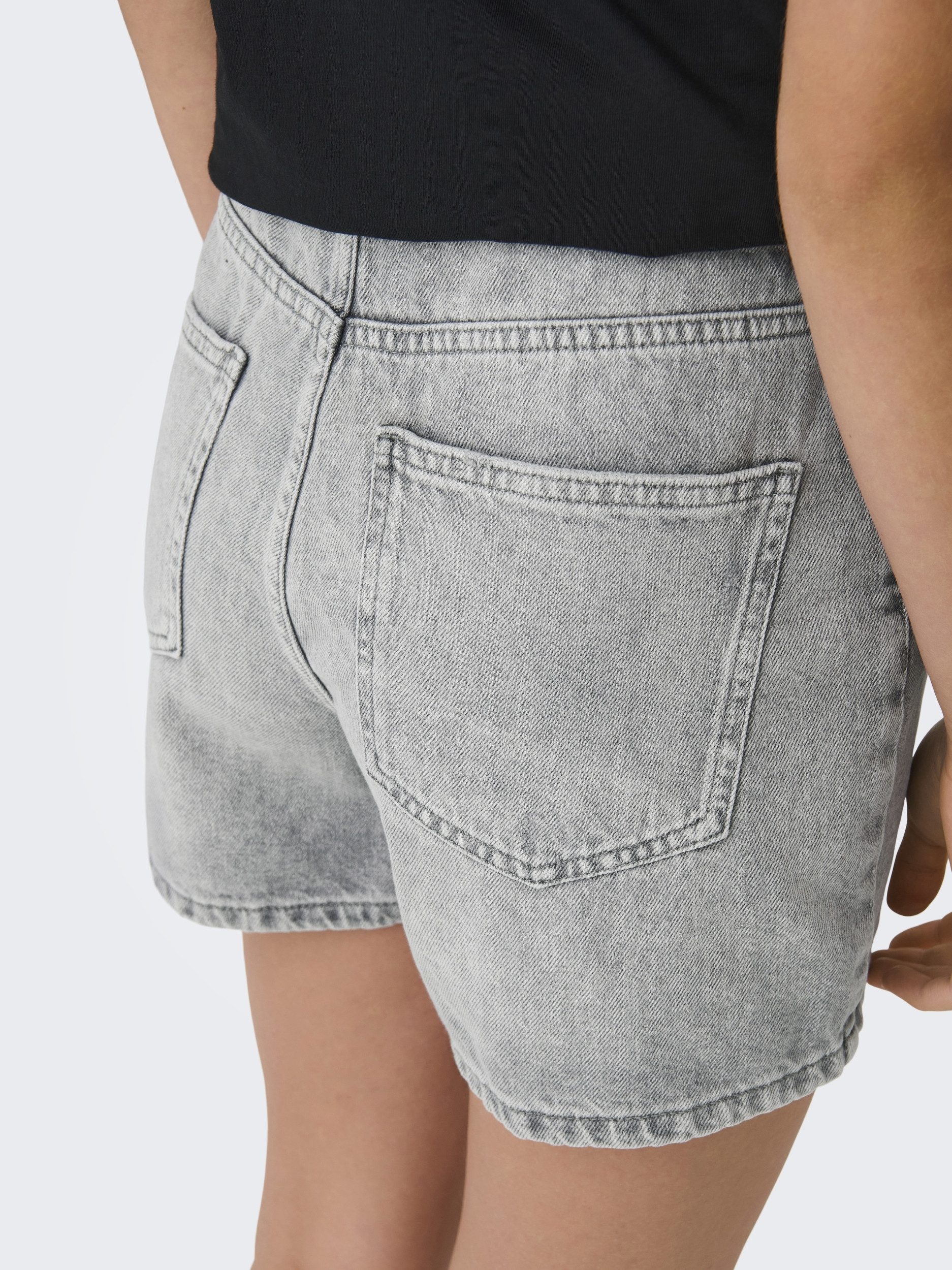 ONLY Stoffhose ONLELLA MW SHORTS TAI DNM