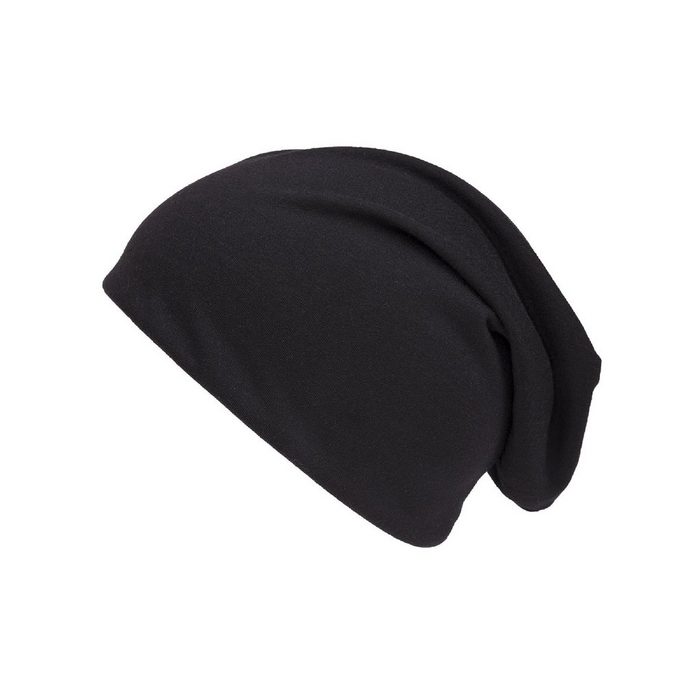shenky Jerseymütze Beanie Mütze schwarz (Herrenmütze und Damenmütze Long Beanie) Lange Mütze