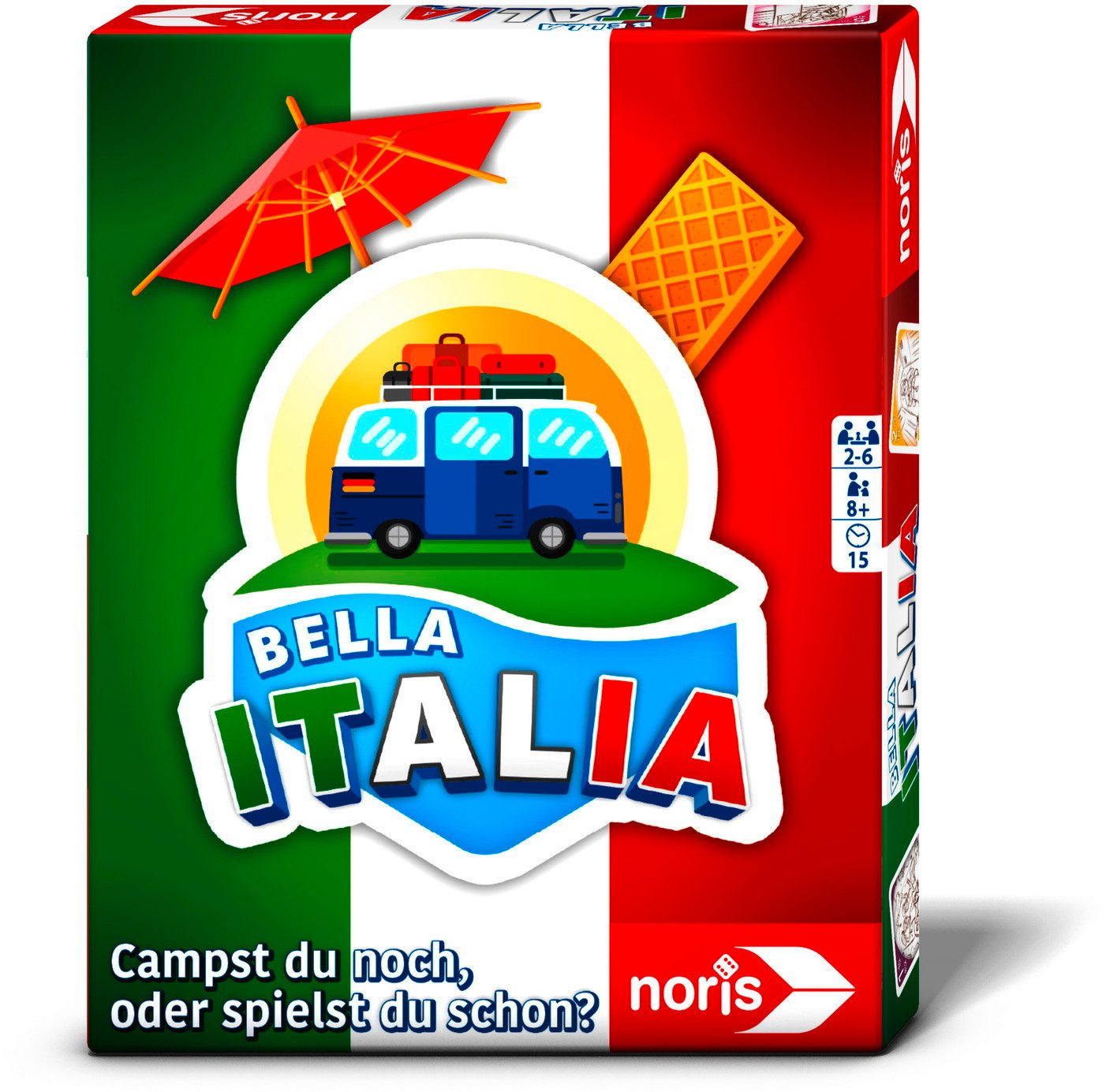 Noris Spiel Noris Kartenspiel Kartenlegespiel Bella Italia Das Campingspiel 606262